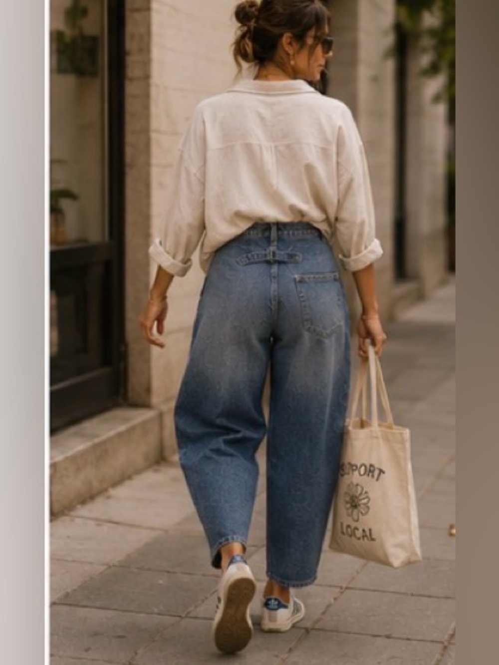 High Rise Barrel Jeans - Picture 2 of 13